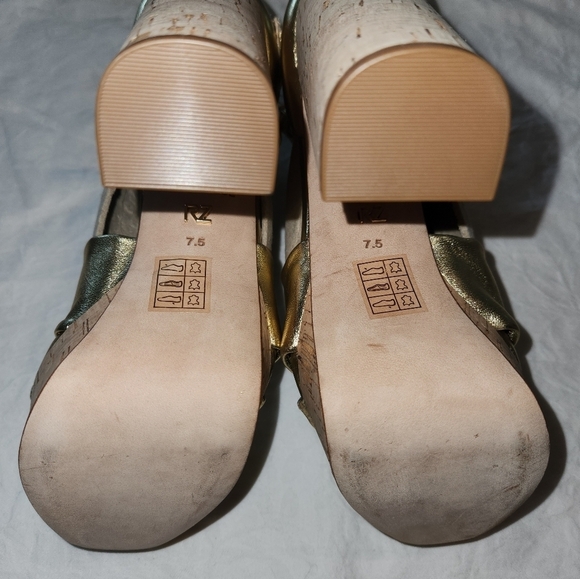 RZ Gold Platform Heels - Picture 9 of 14